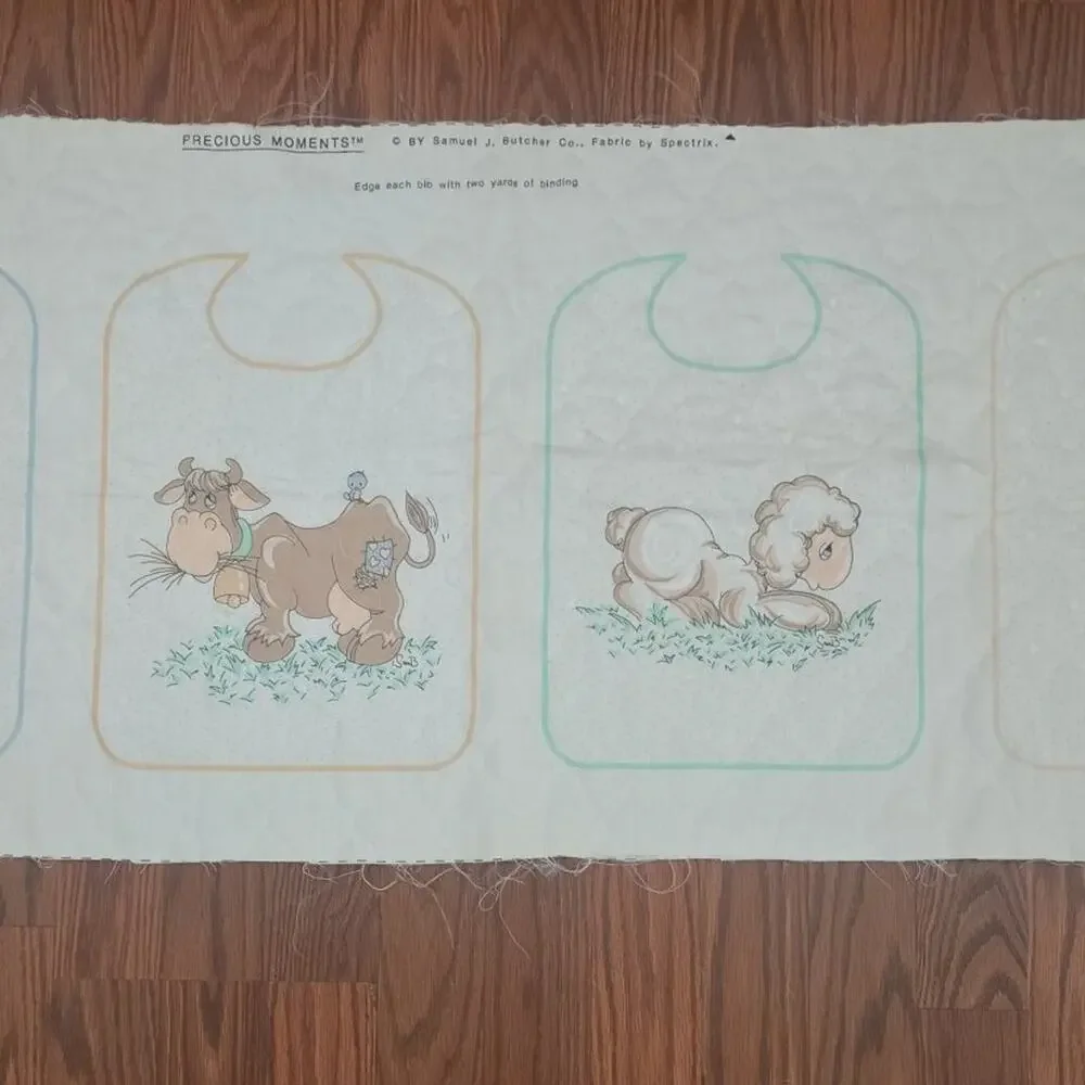 Precious Moments pre-made ready to sew bib kit